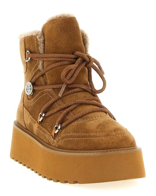 Pinko Brown 'Martina' Ankle Boots
