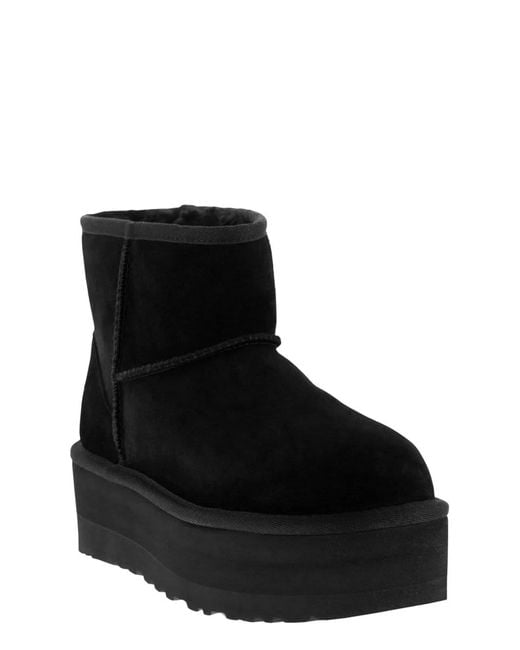 Ugg Black Classic Mini Platform