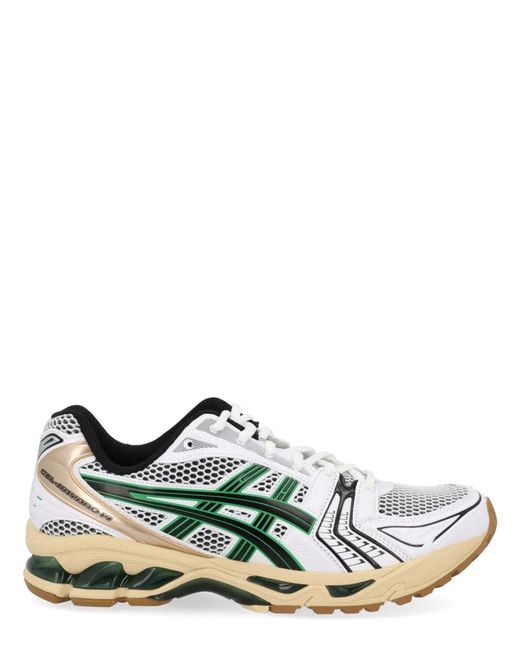 Asics White Gel-Kayano 14 Mesh And Faux Leather Sneakers for men