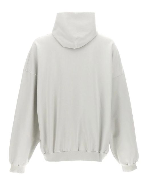 Balenciaga Gray '3B Liquefied' Hoodie