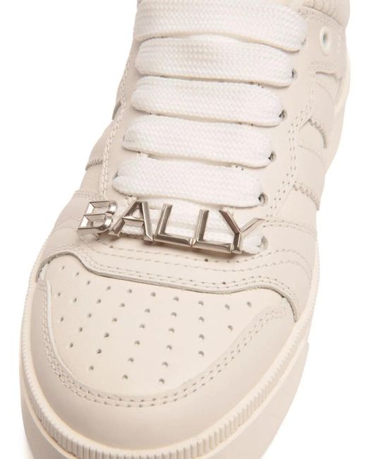 Bally Natural Raise Leather Sneakers