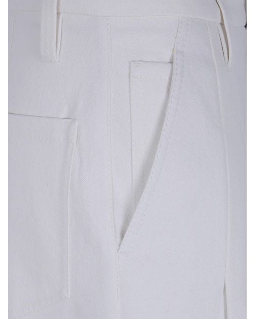 Brunello Cucinelli Gray Wide Leg Pants