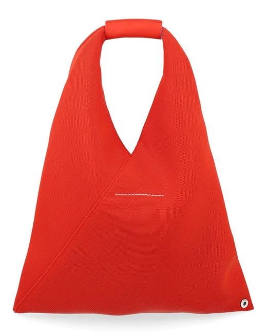 MM6 by Maison Margiela Red Borsa "Japanese" Small