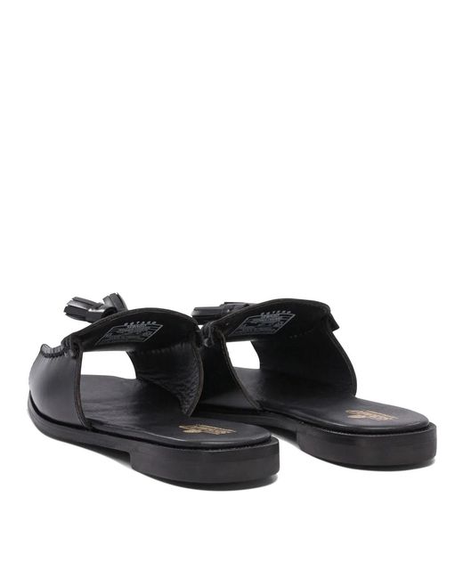 Sebago Black Slip On Slides