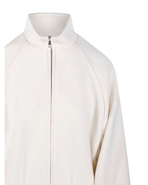 Max Mara White Wool And Cotton Jacket