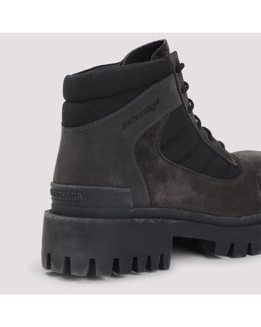 Balenciaga Black Low Combat Strike for men