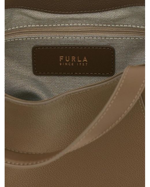 Furla Brown Goccia S' Shopping Bag
