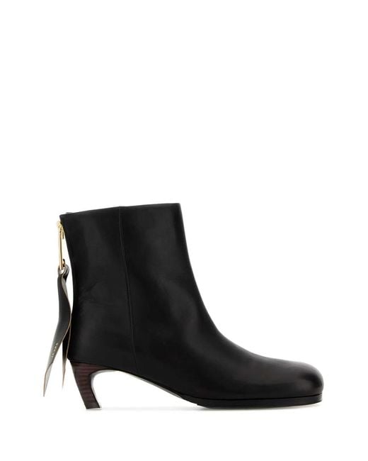 Sacai Black Puller Short Boots