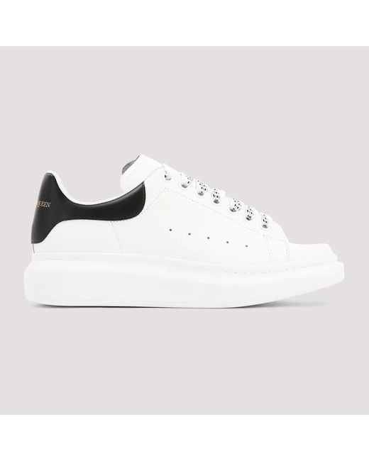 McQueen White Leather Chunky Sneakers for men