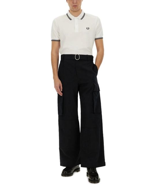 Comme des Garçons White Shirt Strong Will Polo Shirt for men