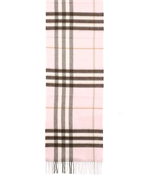 Burberry White Washed Cashmere Scarf