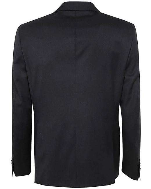 Tagliatore Blue Classic Suit With Constructed Shoulder for men