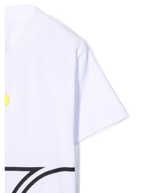 Gcds White Jersey T-Shirt Boy