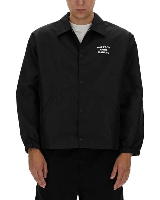 Drole de Monsieur Black Giacca Slogan for men