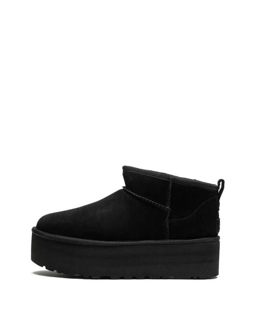 Ugg Black "Classic Ultra Mini Platform"