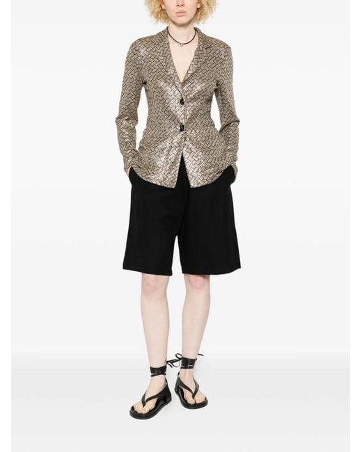 Siyu Brown Tallis Single-Breasted Jacket