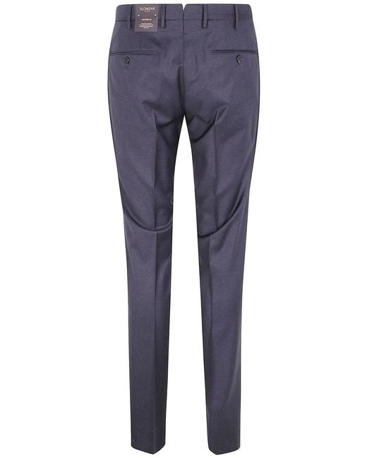 Incotex Blue "Chino Slim Fit" Trousers for men