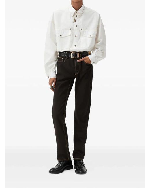 Versace Black Jeans Tapered for men