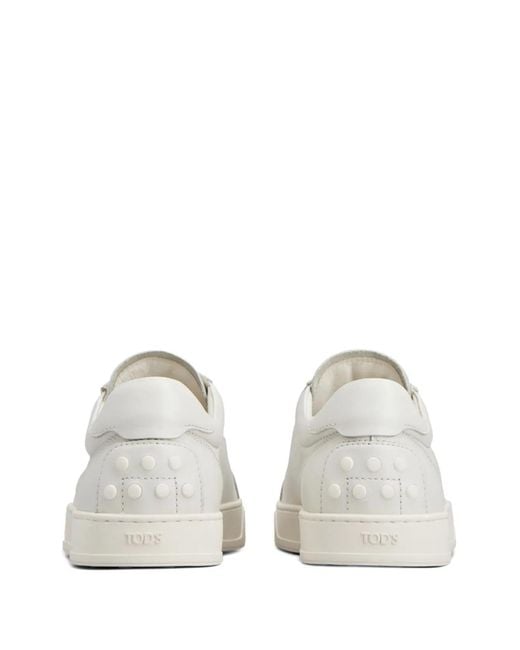 Tod's White Leather Sneakers for men