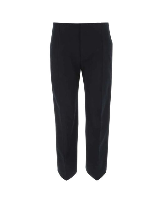 Bottega Veneta Black Midnight Cotton Cropped Cut Pant