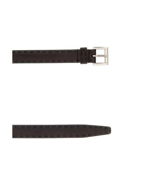 Prada White Nappa Leather Belt