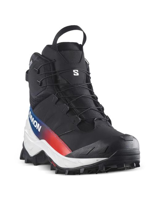 Salomon Blue Rubber And Pu Sneakers