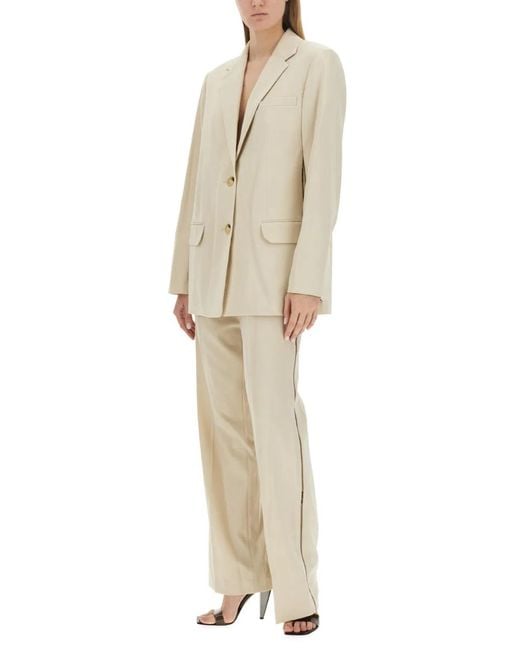 Helmut Lang Natural Jacket With Logo
