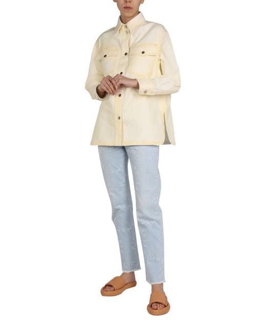 Stella McCartney Natural Denim Shirt Jacket