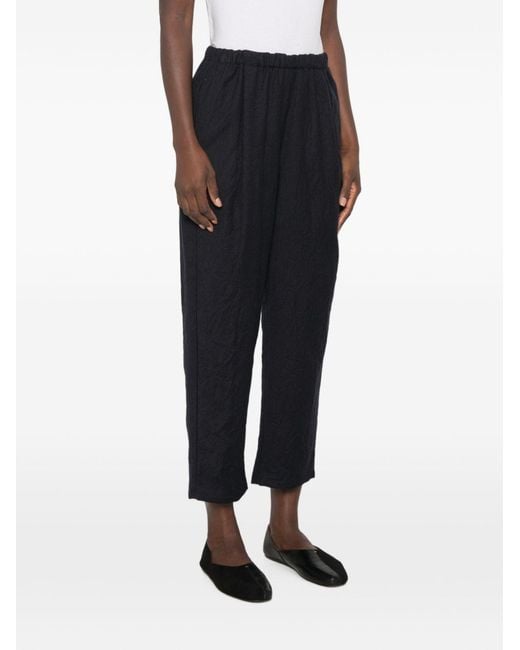 Apuntob Black Wool Trousers