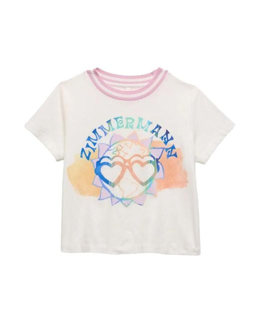 Zimmermann White "Cascadian" T-Shirt