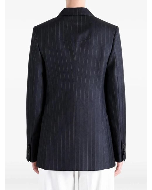 Givenchy Blue Wool Double-Breasted Jacket