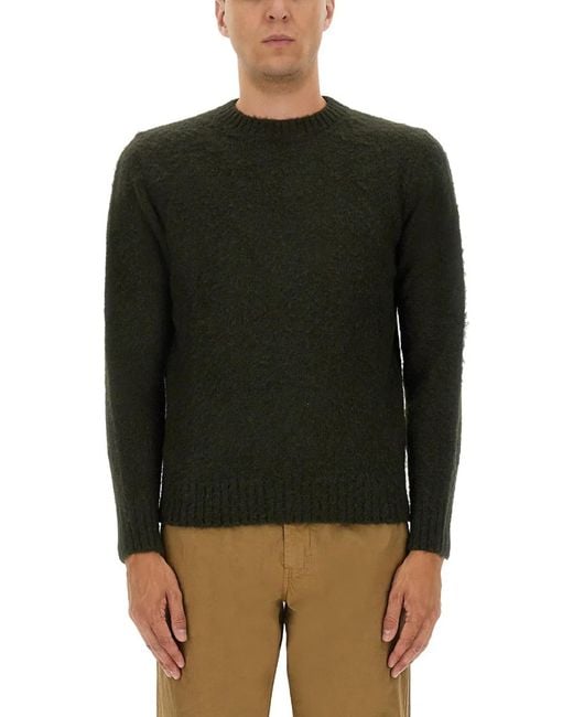 Aspesi Black Wool Jersey for men