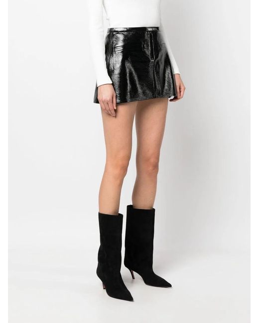 Courreges Black Courregès Double Slits Vinyl