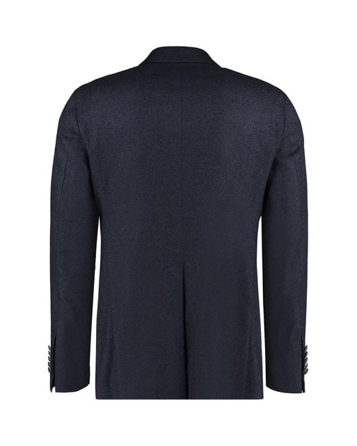 Tagliatore Blue Single-Breasted Two-Button Jacket for men