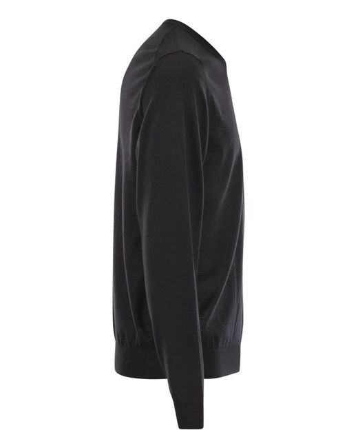 Boss Black Slim Fit Crew Neck Jumper for men