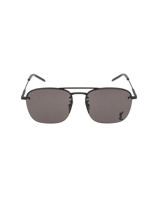 Saint Laurent Gray Sunglasses Sl 309 M 001/15/145