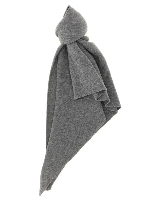 Nude Gray Knitted Scarf