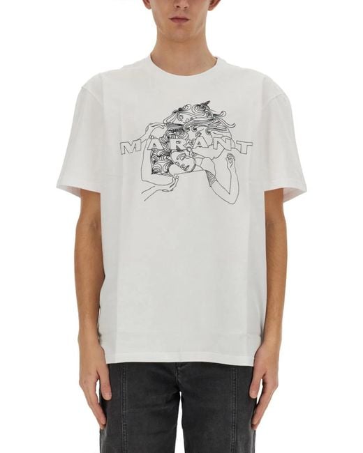 Isabel Marant Gray T-Shirt Honore for men