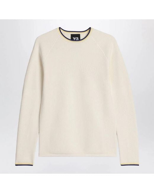 Adidas White Cream Nylonblend Sweater