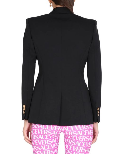 Versace Black Single-Breasted Jacket