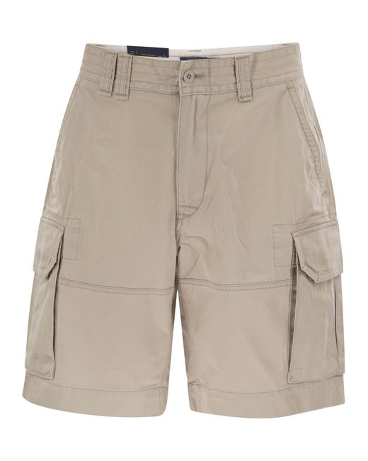 Polo Ralph Lauren Natural Classic Fit Twill Cargo Short for men