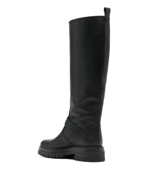Gianvito Rossi Black Shoes Vitello Glove