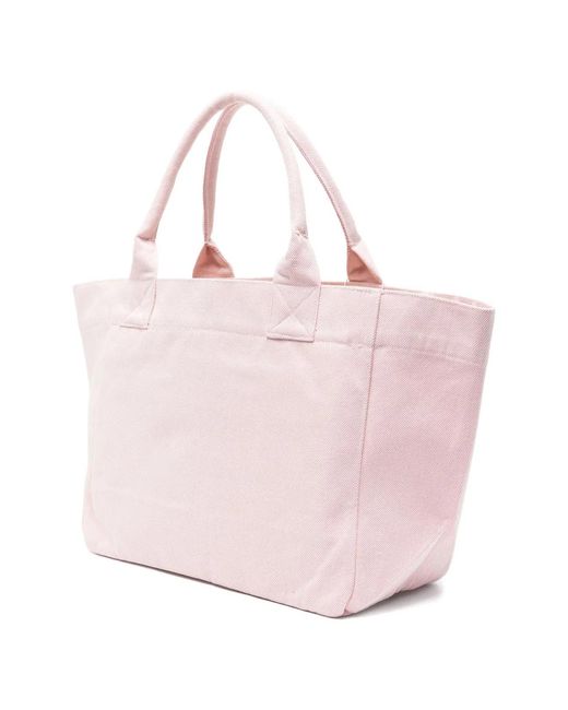 Ganni Pink Medium Trapeze Shopper Bag