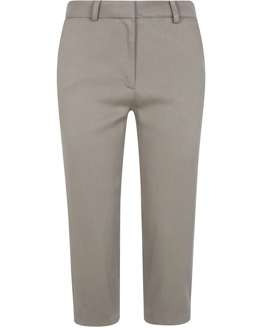 Frankie Shop Gray "Lior Fluid" Capri Pants