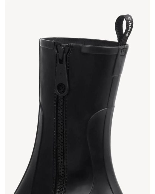 Chloé Black Betty Rain Boots