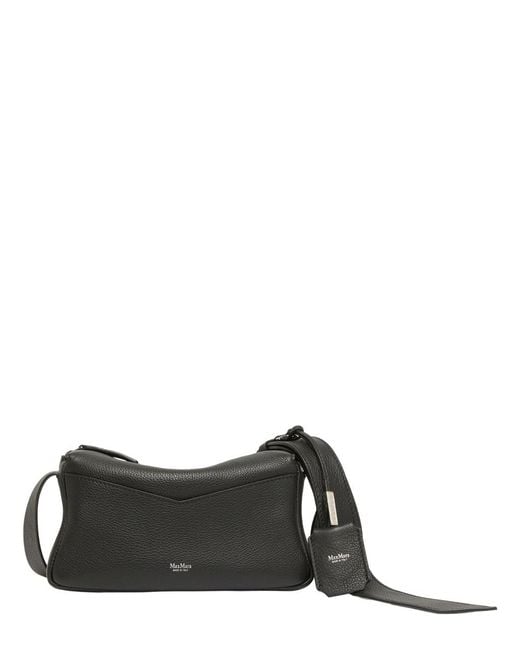 Max Mara Black Shoulder Bag With Logo