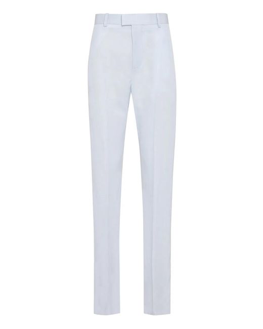 Bottega Veneta White Pastel Light- Twill Pant