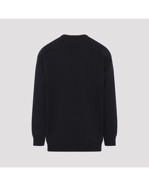 Jil Sander Blue Wool Jumper for men