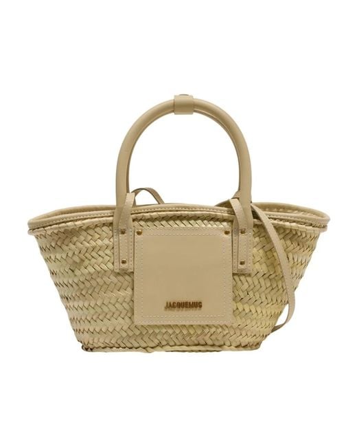 Jacquemus Metallic Le Petit Panier Soli