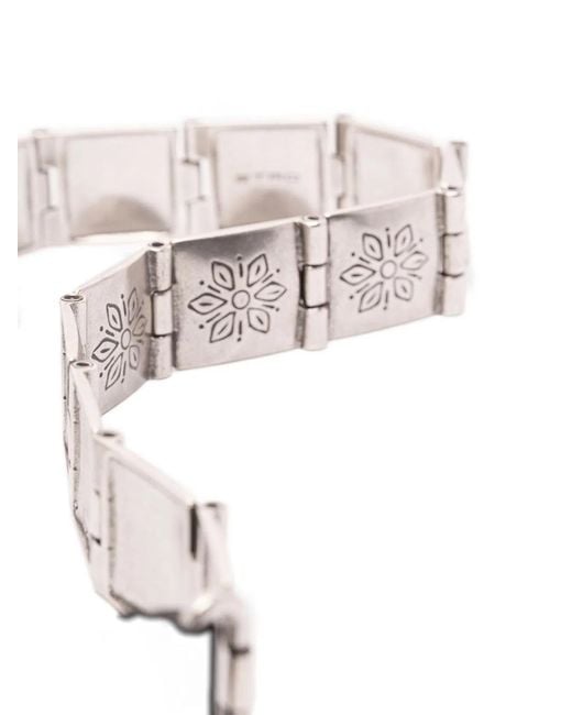 Etro White Leather Belt